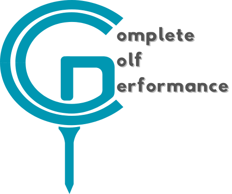 Complete Golf Performance logo: a teal tee and the words Complete Golf Performance