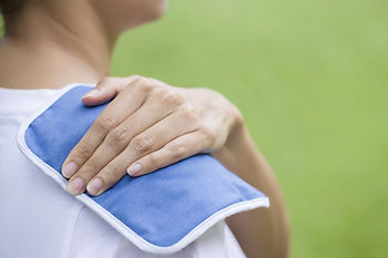 Person with shoulder pain