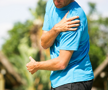 Illustration related to neck and shoulder pain