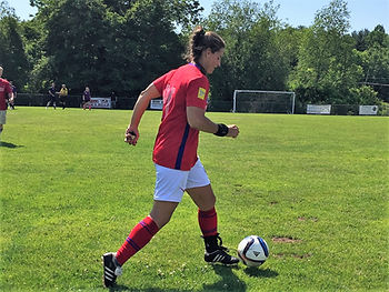 Active person recovering from a sports injury